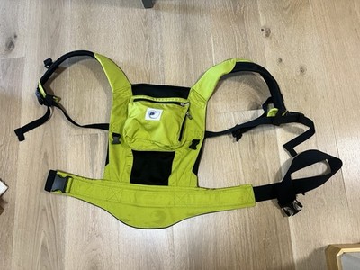 Ergo Baby Original Organic Carrier Lime Green Adjustable Black Mesh I1 