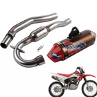 Full Slip On Exhaust Muffler System For Honda CRF150F CRF230F 2003-2017 HAWK250