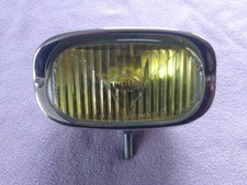 Hella 128 Chrome Yellow Fog Light Porsche Mercedes 190sl 300sl