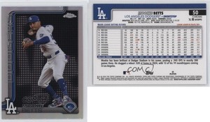 2025 Topps Chrome Lightboard Logo Refractor Mookie Betts #50