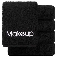 GLIMGLINT Makeup Remover Wash Cloths 5 Pack - Soft Microfiber Fingertip Facia...
