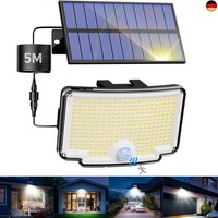 Nipify Solarlampen FüR AußEn Mit Bewegungsmelder, 318 Led 3 Modi Solar A