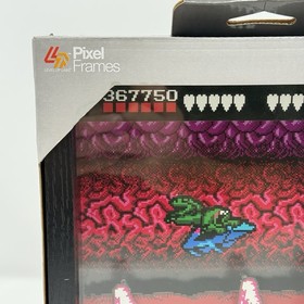 Pixel Frames Battletoads NES Turbo Tunnel 9x9 Shadow Box Art nuovo