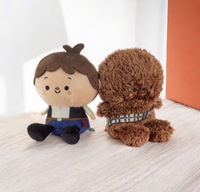 Hallmark Better Together Star Wars Han Solo & Chewbacca Magnetic Plush 5.5