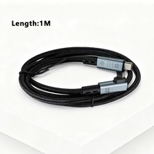 USB 4.0 Type C to Type C Cable Fast Charge Thunderbolt 4 8K 60Hz 40Gbps 240W 1S5