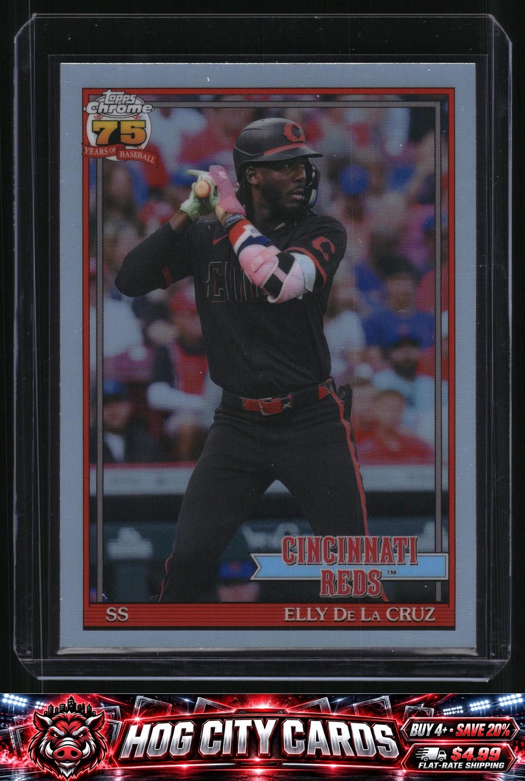 2026 Topps Chrome #91CB-7 Elly De La Cruz 1991 Topps Baseball 35th Anniversary