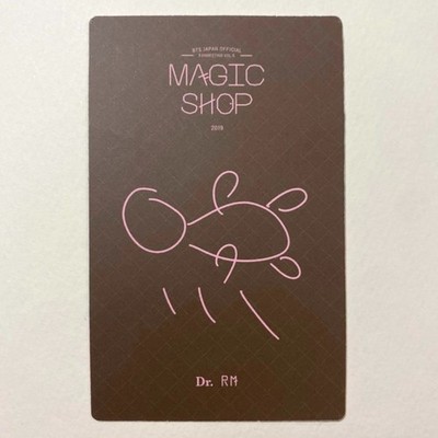 BTS RM Official Photocard MAGIC SHOP JAPAN Fanmeeting Vol 5 DVD