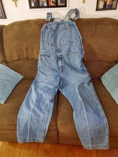 OSHKOSH B'GOSH VESTBAK DENIM BIB OVERALLS SZ 40 X 30