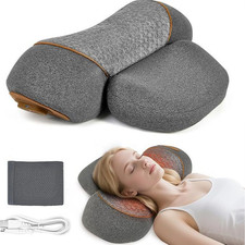 3 in 1 Electric Neck Massager Pillow, Thera Pillow Traction Massager with Heat