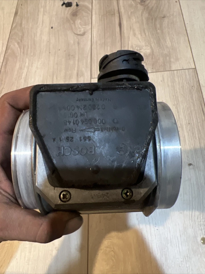 1992-95 Mercedes R129 W140 S500 SL500 MAF Mass Air Flow Meter Sensor 0280214004 - Image 3 of 4
