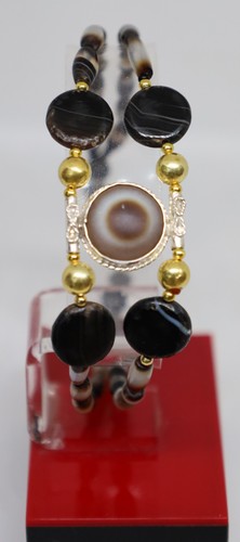 Ancient Antique Medicine Rami&Gold beads & lukmik from Himalaya Tibet Beads Rare - 第 11/14 張圖片