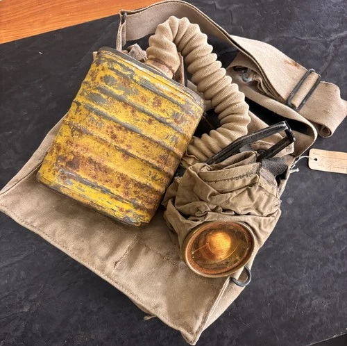 Vintage Military Gas Mask WW1