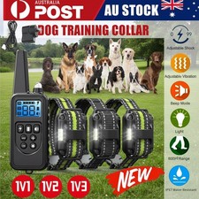 SHOCK+VIBRATION+TONE 800m Remote Dog Training Collar 0-99 Levels 1-3 Dogs 800m