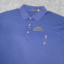 Polo Ralph Lauren Short Sleeve Classic Fit Polo Shirt Navy Size 2XB