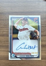 2024 Bowman Chrome - Prospect Autographs Andrew Walters #CPA-AW Refractor...