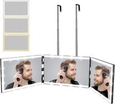 Rechargeable 3 Way Mirror for Self Hair Cutti...