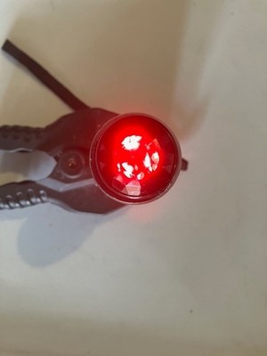      DIALCO DIALIGHT 806-1710-0431-504 Press To Test Indicator (Red prism Lens)