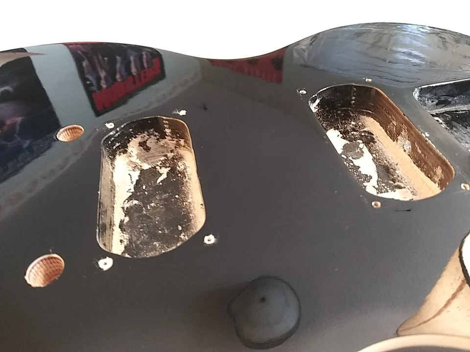 CUERPO DE GUITARRA ELÉCTRICA GIBSON BALDWIN EPOCH ESTILO LP NEGRO MUY BONITO SÓLIDO GBE3 Foto 3 de 4