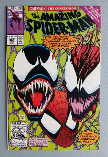 Amazing Spider-Man #363 - 3rd app CARNAGE- HIGH GRADE VF/NM to NM-