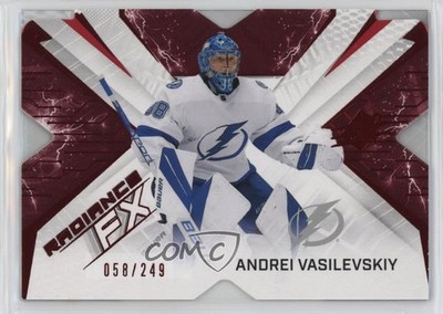 2022-23 SPx Radiance F/X Red 58/249 Andrei Vasilevskiy #RFX-53 kq9