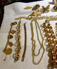 Free Ship 156 Vintage Jewelry Lot 3500+Grams Gold‑Filled Gold Plated Gold Tone — photo 10