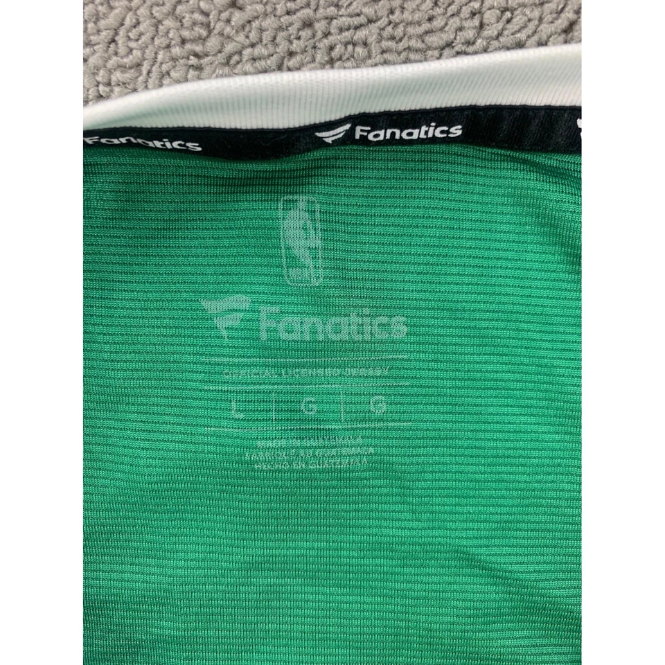 Camiseta Fanatics Jaylen Marrón Boston Celtics Hombres L Verde Fast Break Réplica NBA Foto 3 de 4