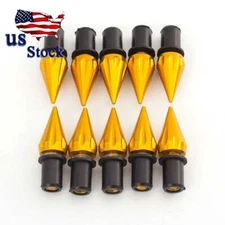 Motorcycle Gold Windscreen Windshield SPIKE Bolt Kit Wind Screen Bolts Screw US