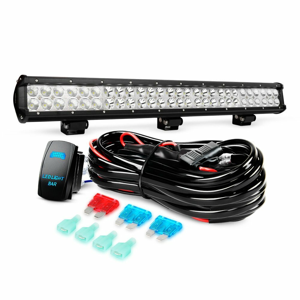 Nilight LED Work Light Spot Flood Light Bar Off Road Led Lights + Wiring  Harness | eBay
