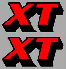 2 X STICKERS POUR YAMAHA XT AUTOCOLLANTS MOTO BIKER ENDURO TRAIL - XA009