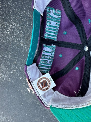 Vintage Anaheim Mighty Ducks American Needle Snapback Hat ANNCO - Picture 5 of 12