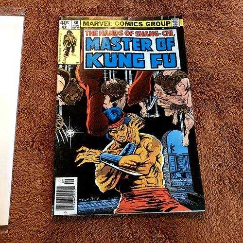 Master of Kung Fu #80 Sept 1979 Shang Chi Zeck Cover/Art Moench marvel comic boo - 第 1/2 張圖片
