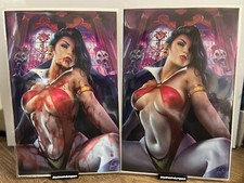 VAMPIRELLA #21 TRISTARR THOMPSON VIRGIN BLOODY/NOT VARIANT EXCLUSIVE SET/PAIR