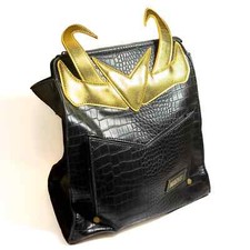 Loki Backpack - Marvel Comic Book Cosplay Black