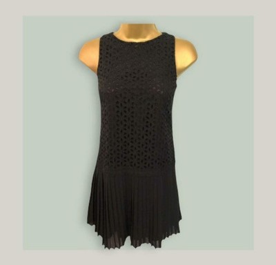 Ann Taylor Loft Minikleid schwarz UK 8 US 4 EU 36