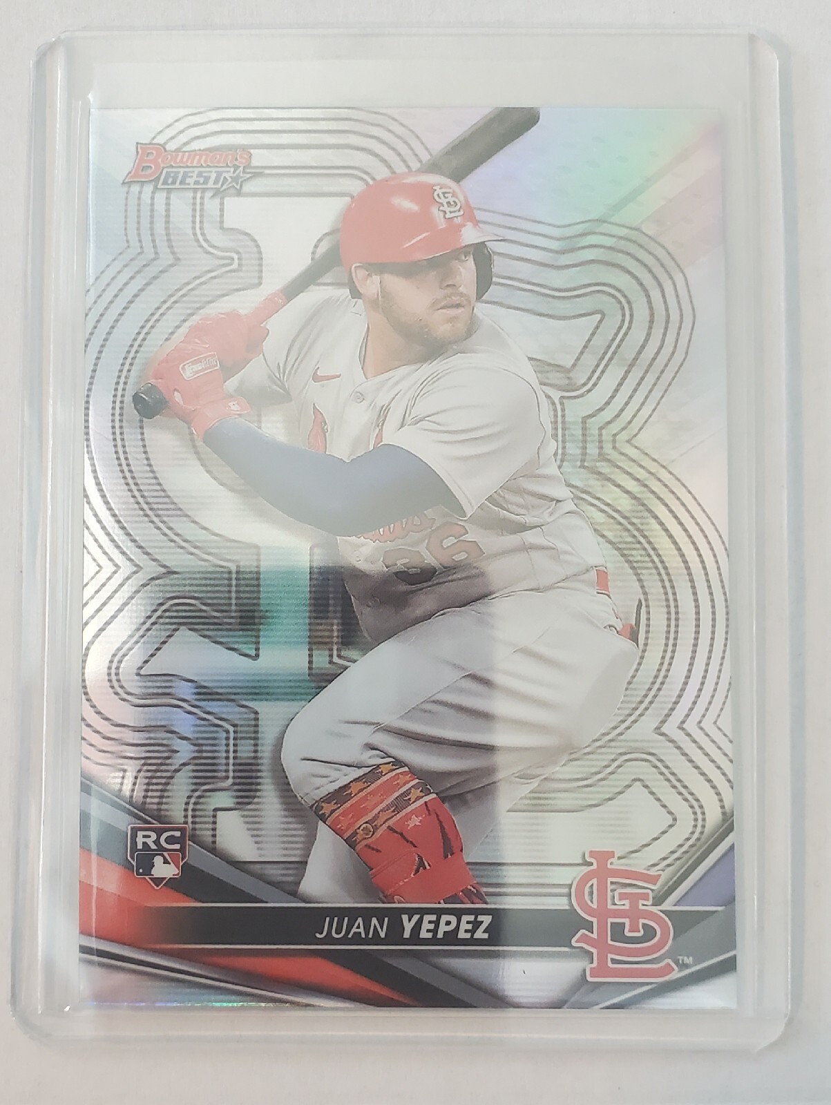 2022 Bowman's Best Juan Yepez #15 RC Refractor