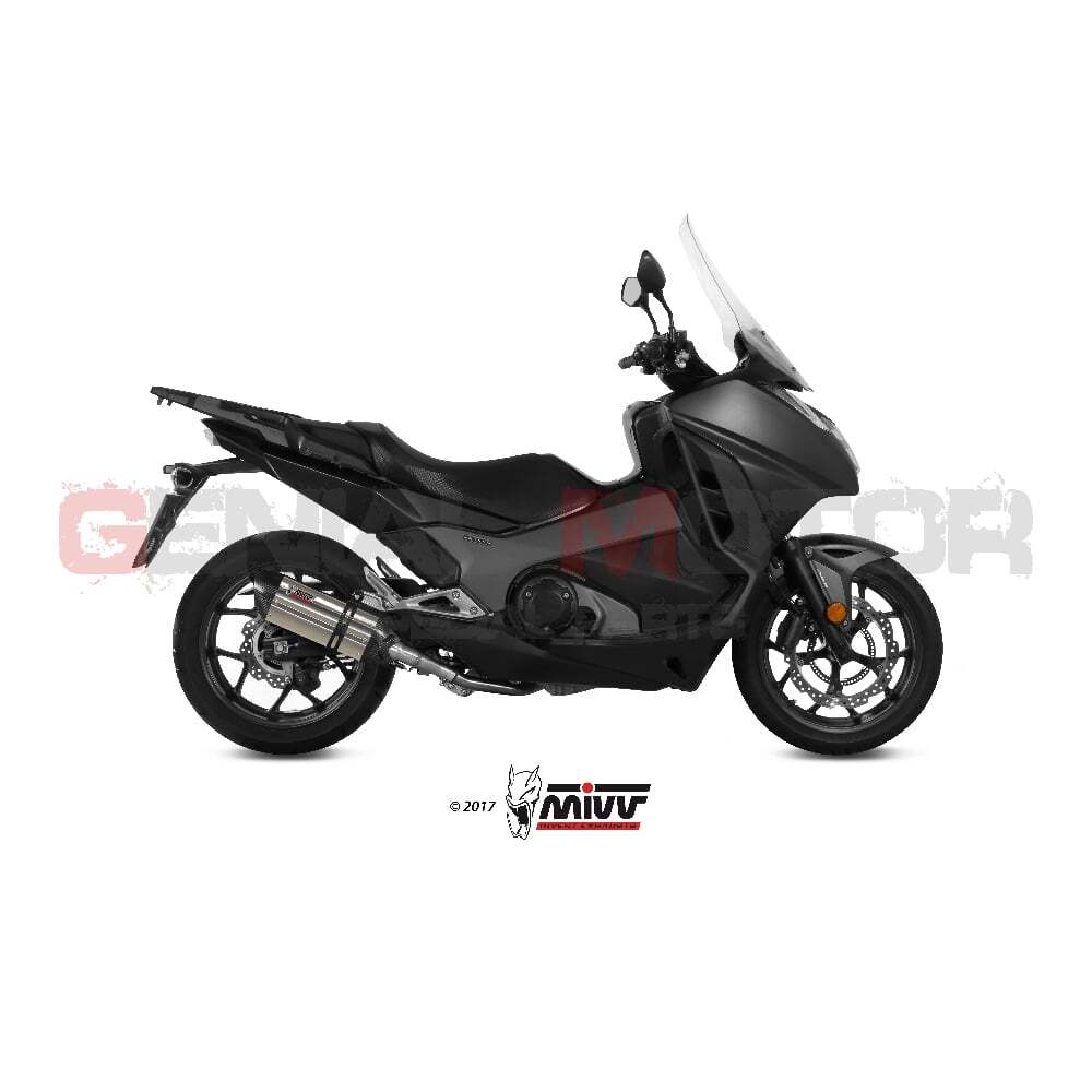 Mivv Exhaust Muffler Suono Stainless Steel for Honda Integra 750 2016 > 2020