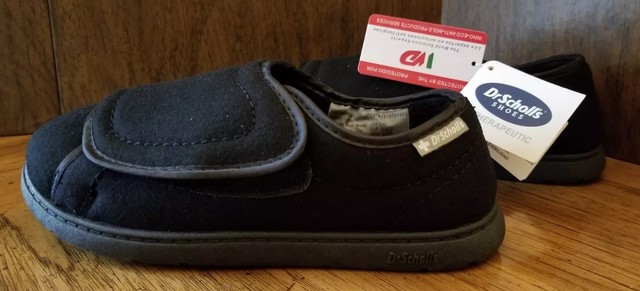 Dr. Scholl's Women's Slipper 5/6E Wide Therapeutic Black NIB | eBay