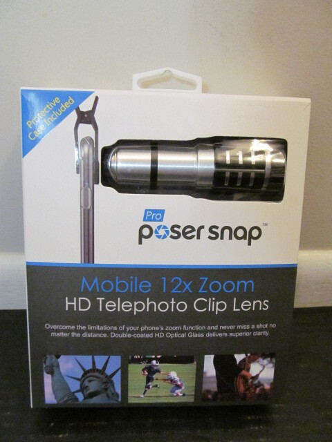 Pro Poser Snap Mobile 12X Zoom HD Telephoto Clip Lens for Phones
