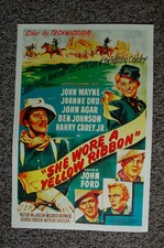 She Wore A Yellow Ribbon Lobby Card Movie Poster John Wayne John Ford