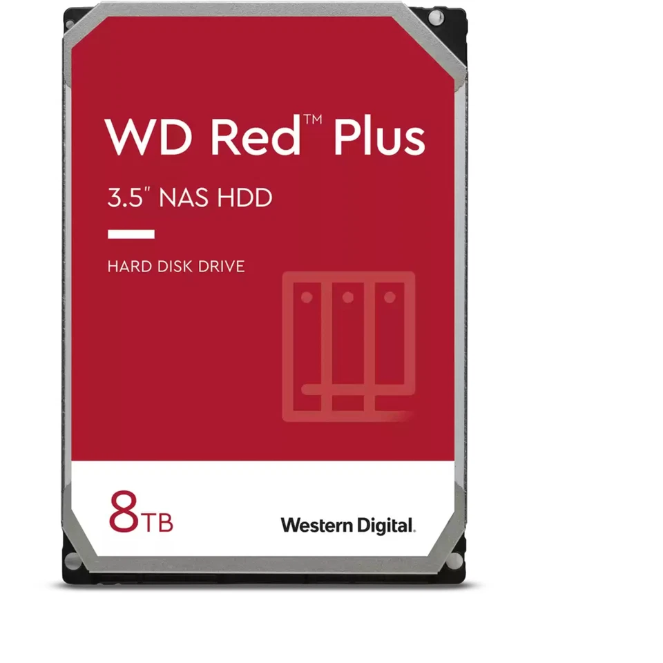 WD Red Plus NAS-Festplatte 8 TB