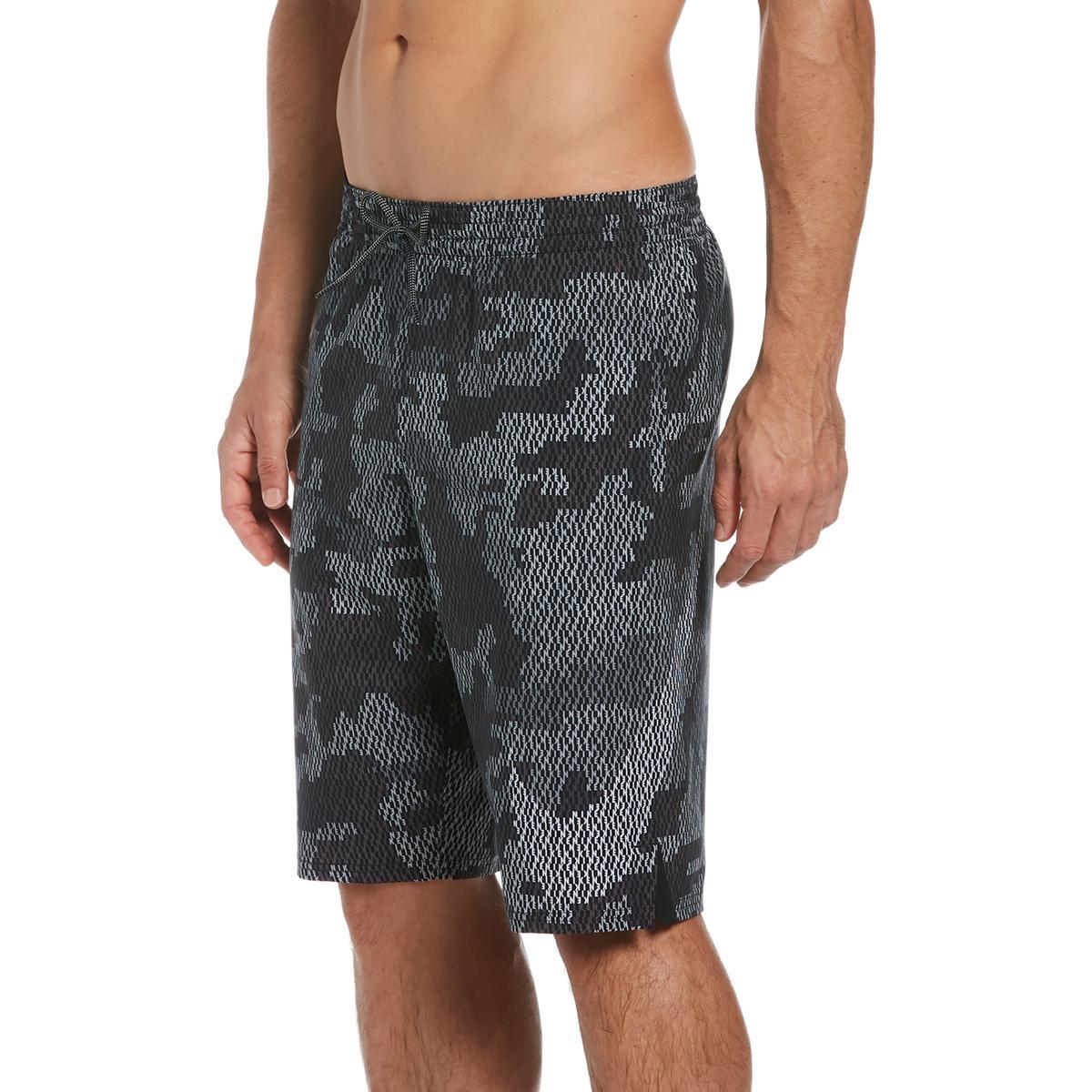 Мужские черные пляжные плавки для бассейна Nike с принтом XXL BHFO 7187