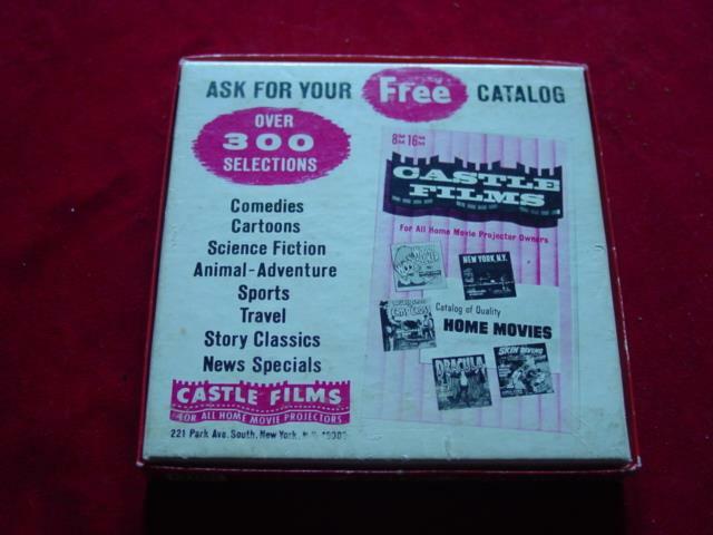 Projecteur Vintage Années 60 - Castle Films - 8mm - Cowboy Abbott & Costello