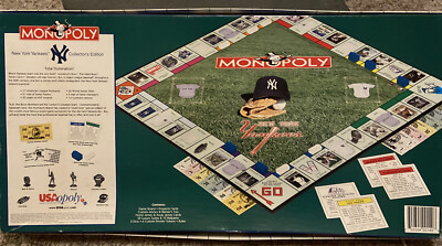 Vintage 2001 New York YANKEES Collector's Edition Monopoly Board