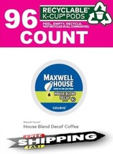 Keurig Maxwell House House DECAF K-cups 96 Count  