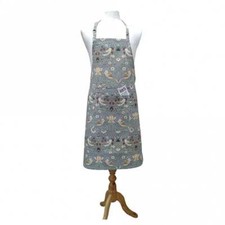 Image of Strawberry Thief in Blue Design Kitchen Linen by William Morris Full Range