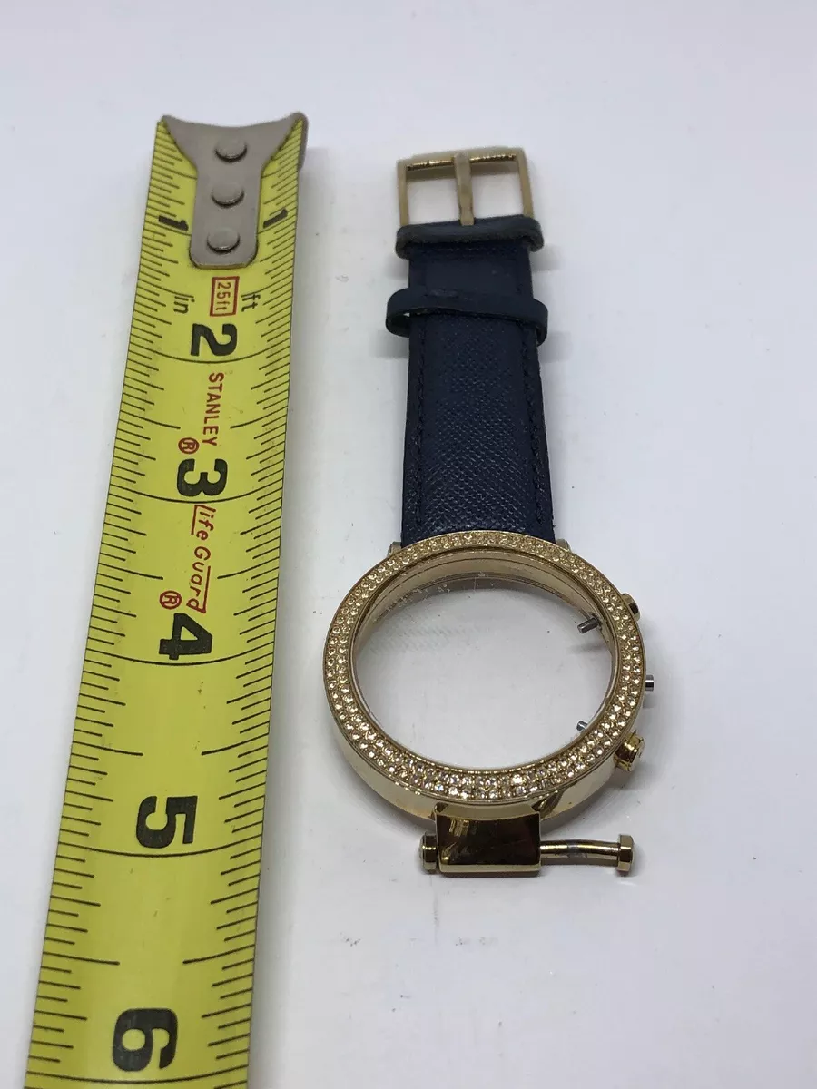 Michael Kors Watch Parts Stainless Steel Case Leather Band 18mm 40mm Bb525