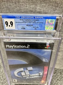 1st Print Gran Turismo 3 A-Spec PS2 WATA 9.9 A++ grail  FACTORY SEALED VGA