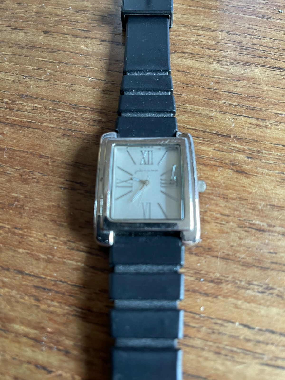 Mens Rectangular Shaped JULES & JAMES SS Watch  W… - image 1