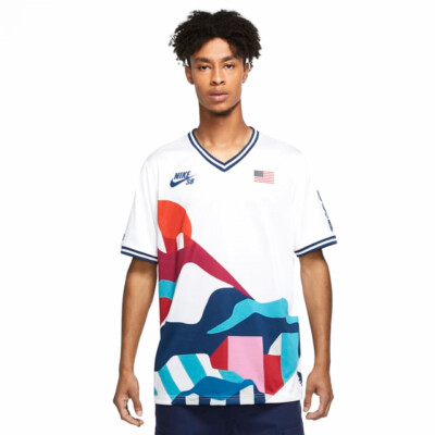 Nike SB x Parra 'USA Federation Kit' Jersey White/Brave Blue Nike SB x Parra 'USA Federation Kit' Jersey White/Brave Blue