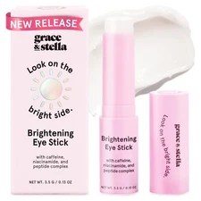 grace & stella Under Eye Brightener Stick (0.13 Oz), 3% Caffeine Eye Stick fo...